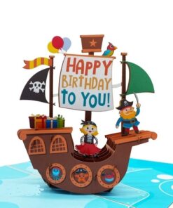 Thiệp Sinh Nhật Thuyền Cướp Biển B25