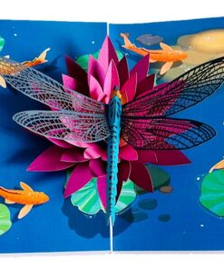 Thiệp Hoa Súng và Chuồn Chuồn F20