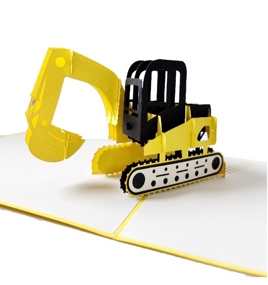 Thiệp Xe Cẩu Đất H29