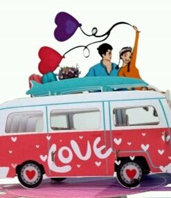 Thiệp Xe Buýt Tình Yêu L06