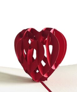 Thiệp Trái Tim Đỏ L20