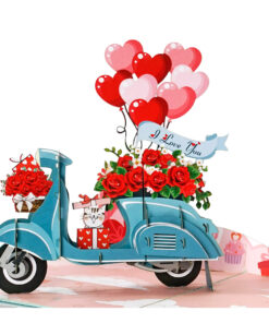 Thiệp Xe Máy Tình Yêu L21