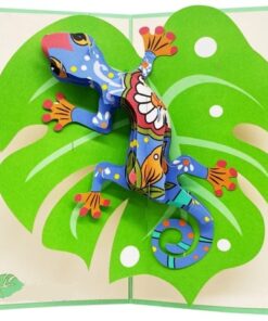 Thiệp Thằn Lằn Xanh A30