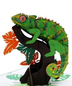 Thiệp Con Tắc Kè Xanh A18