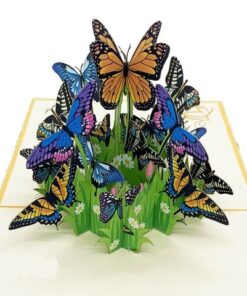 Thiệp Đàn Bướm Sặc Sỡ A03