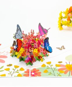 Thiệp Hoa Bướm Nhiều Màu F24