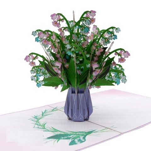 Thiệp Hoa Linh Lan Tím F39