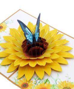 Thiệp Hoa Hướng Dương và Bướm F30