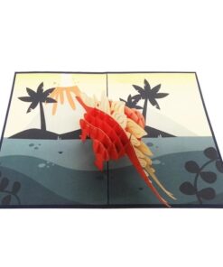 Thiệp Khủng Long Có Gai A34