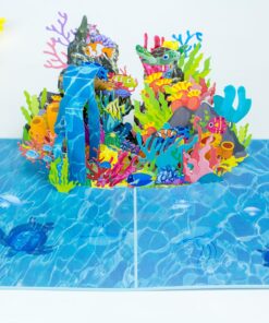 Thiệp San Hô Xanh H08