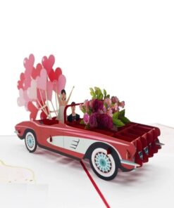 Thiệp Xe Cưới Just Married W07