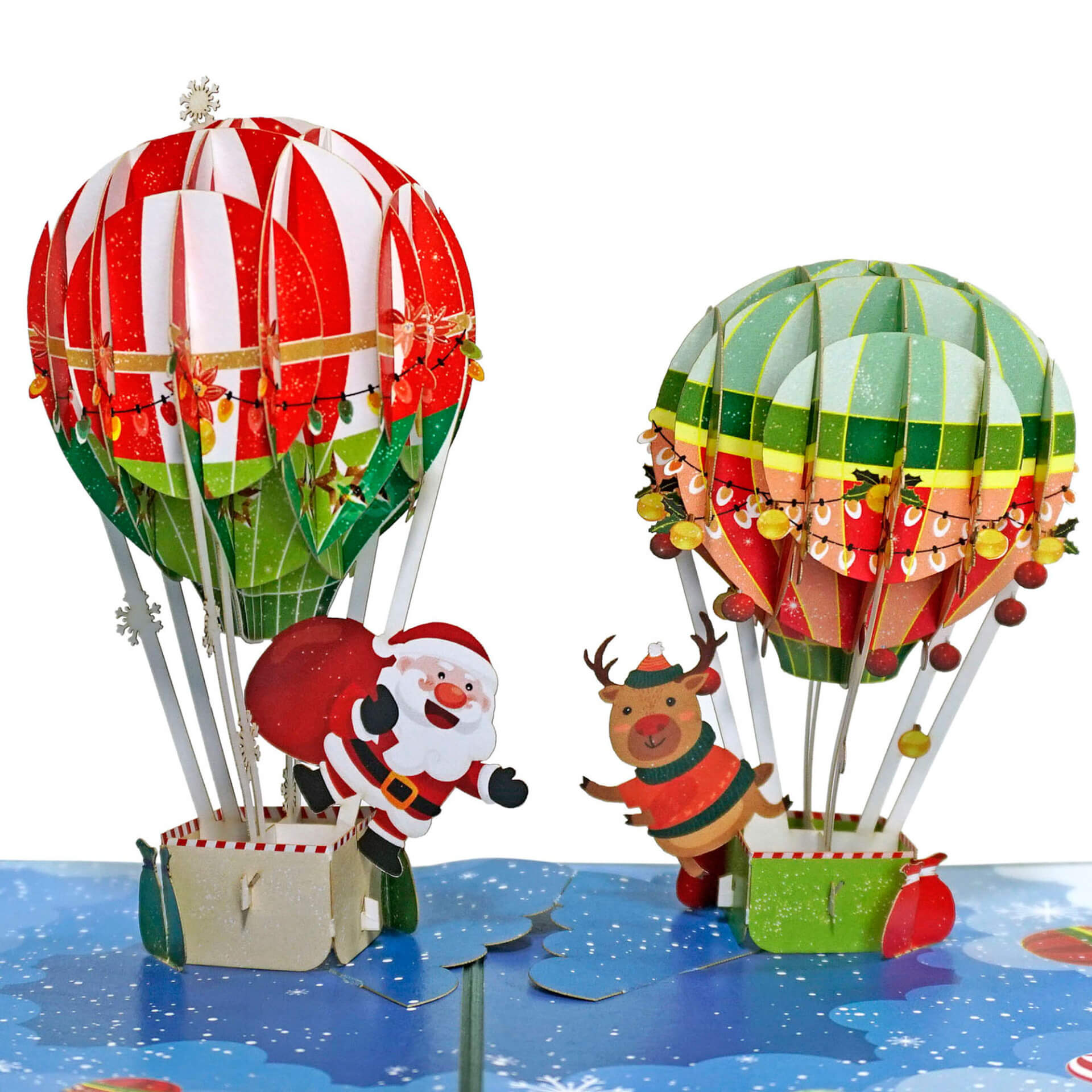 Thiệp Noel Kinh Khí Cầu X38